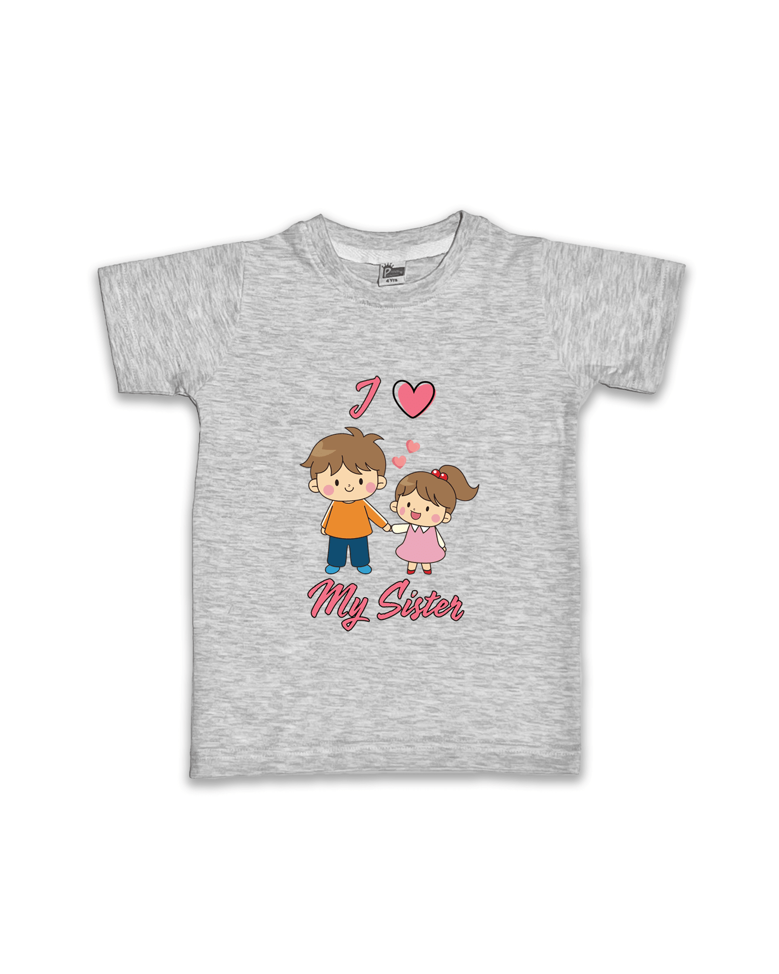Unisex T-Shirts Half Sleeve (Melange) FTS08 - Prince N Princess