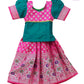Product Kids Pink Blue Traditional Pattu Pavadai PPP1058