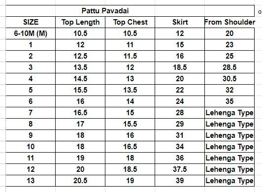 Kids Peach Green Embroidery Aari Work Pattu Pavadai  PPP981 Prince N Princess