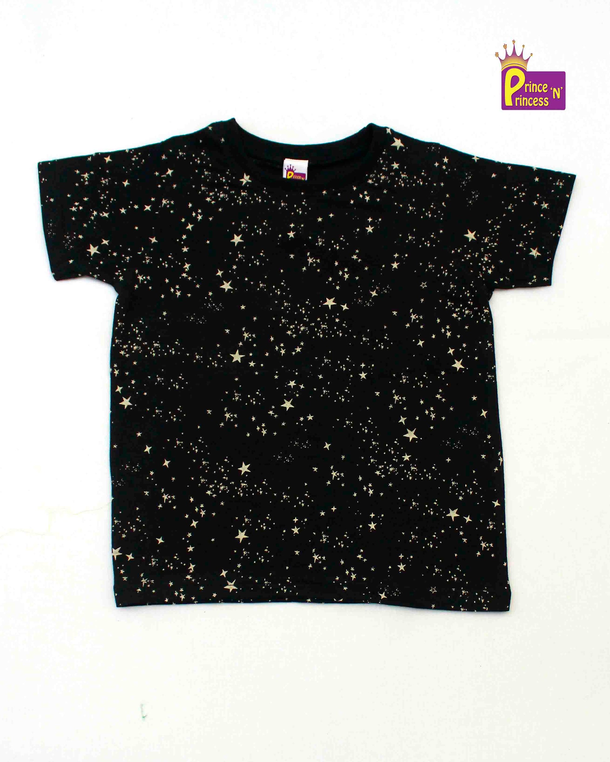 Black Star TShirt Prince N Princess