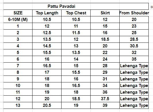 Kids Peach Green Embroidery Aari Work Pattu Pavadai PPP981 - Prince N Princess